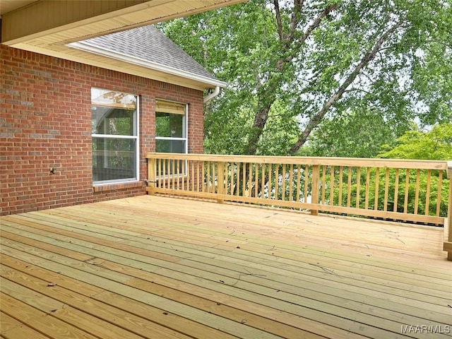 view of deck