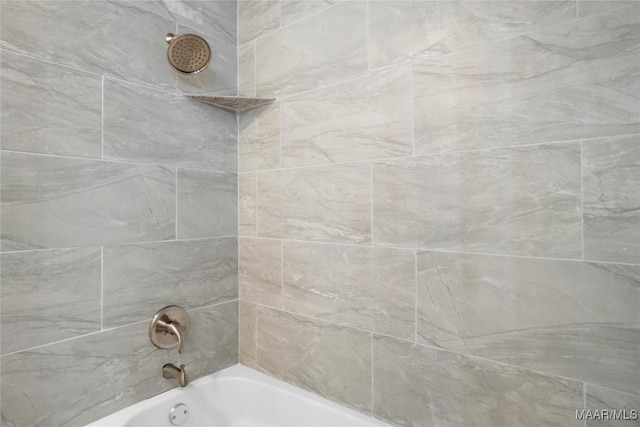 bathroom featuring bathtub / shower combination