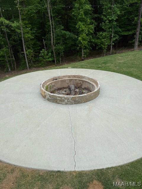 169 Foxfire Ct, Wetumpka, AL 36092 - view of patio / terrace featuring an outdoor fire pit