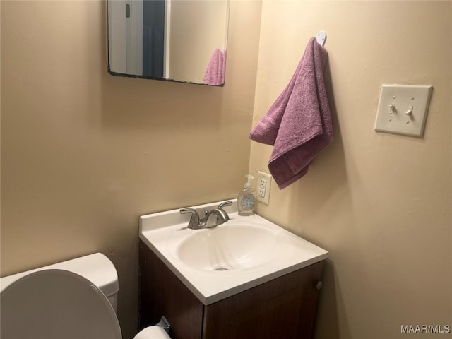 6253 S Hampton Dr, Montgomery, AL 36116 - bathroom featuring vanity and toilet