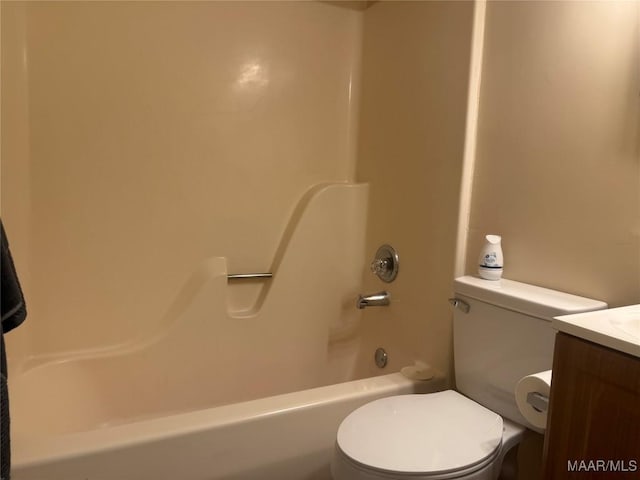 6253 S Hampton Dr, Montgomery, AL 36116 - full bath with vanity, shower / tub combination, and toilet