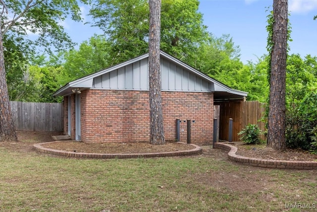 1520 Meriwether Rd, Montgomery, AL 36117 - view of property exterior with brick siding and board and batten siding
