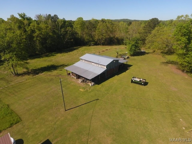 2755 Cherokee Trl, Tallassee, AL 36078 - aerial view with a view of trees and a rural view