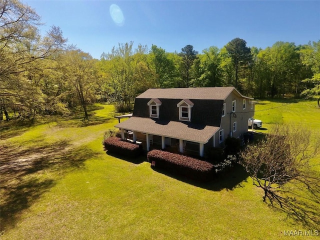 2755 Cherokee Trl, Tallassee, AL 36078 - bird's eye view with a forest view