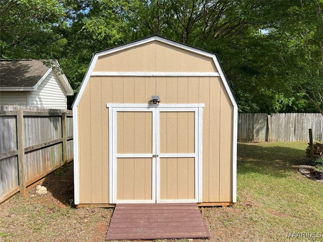 1672 Hawthorne Ln, Prattville, AL 36066 - view of shed featuring a fenced backyard