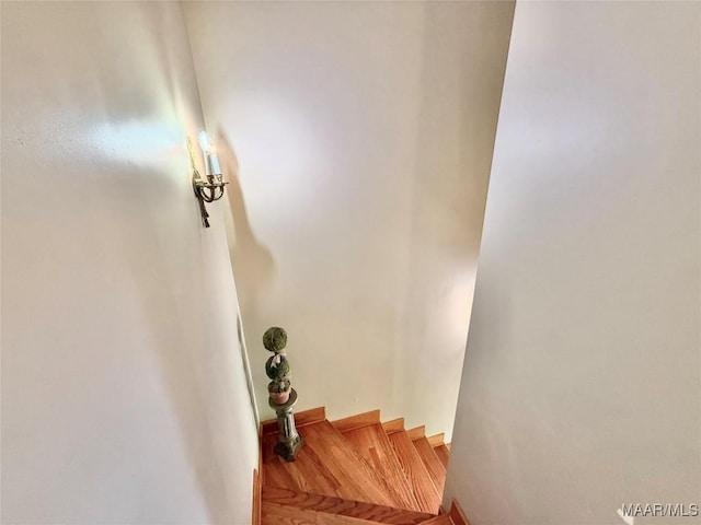 view of stairway