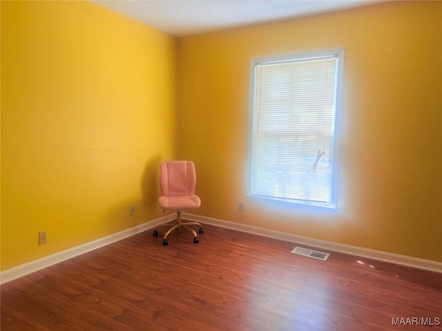 3037 Willow Lane Dr, Montgomery, AL 36109 - unfurnished room featuring baseboards, visible vents, and wood finished floors