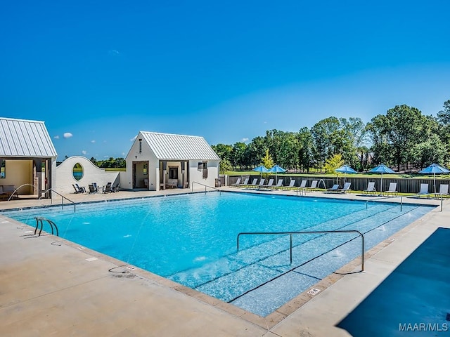 4831 Clerkenwell St, Montgomery, AL 36116 - community pool featuring fence and a patio