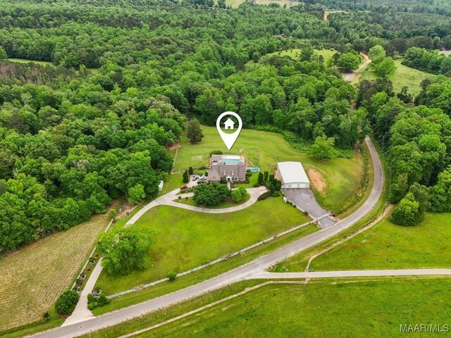 1750 County Road 461, Clanton, AL 35046 - aerial view of a forest