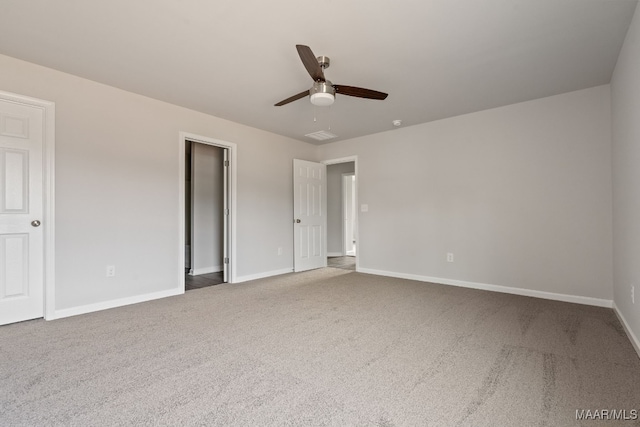 202 Canal Xing, Wetumpka, AL 36092 - unfurnished bedroom with a ceiling fan, baseboards, and carpet
