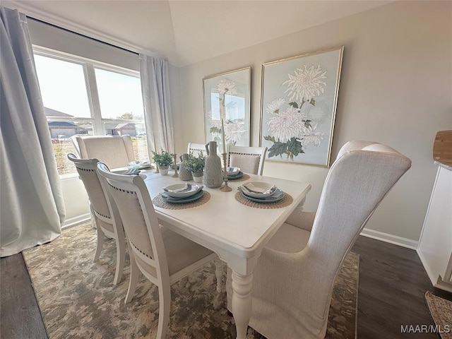 178 Canal Xing, Wetumpka, AL 36092 - dining space with wood finished floors and baseboards