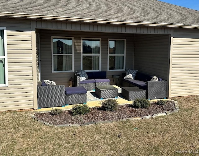 178 Canal Xing, Wetumpka, AL 36092 - view of patio featuring an outdoor living space