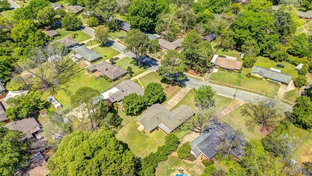 birds eye view of property featuring a residential view