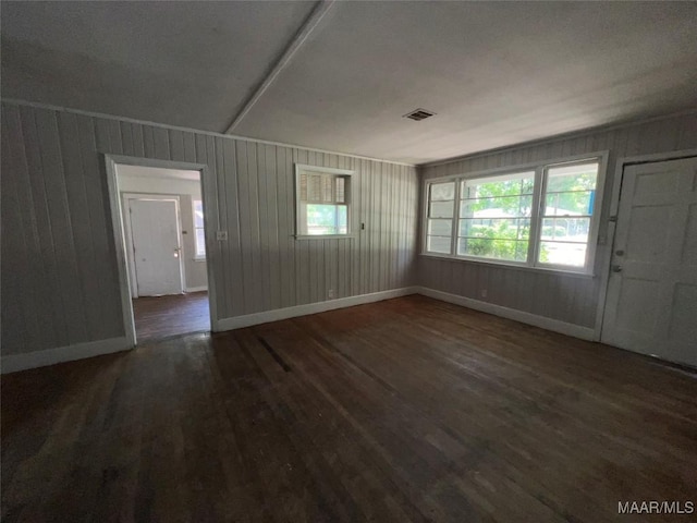 223 Mcdonald Ave, Selma, AL 36701 - unfurnished room with dark wood finished floors and baseboards