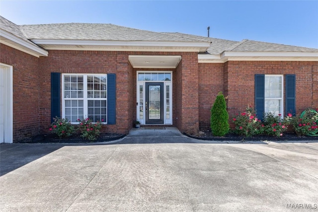 603 Coleman Way, Prattville, AL 36067 - property entrance featuring a shingled roof and brick siding