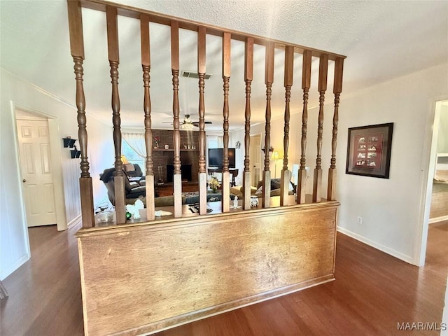 109 Lashley Dr, Selma, AL 36701 - bar featuring visible vents, baseboards, and dark wood-style floors