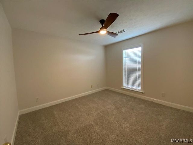 1939 Cedar Ridge Loop, Prattville, AL 36067 - carpeted spare room with baseboards and ceiling fan