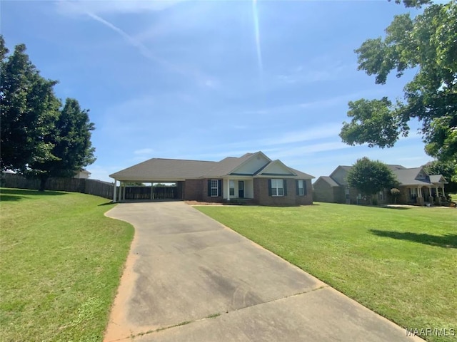 1939 Cedar Ridge Loop, Prattville, AL 36067 - ranch-style house with driveway and a carport