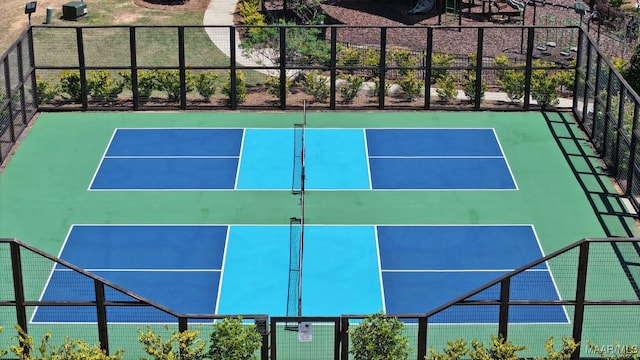 view of sport court