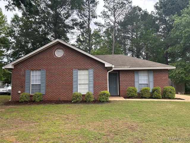1348 Whisperwood Ct, Montgomery, AL 36117 - single story home featuring brick siding and a front lawn
