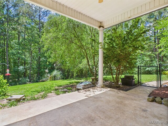175 Rosemere Dr, Tallassee, AL 36078 - view of patio / terrace with a gate