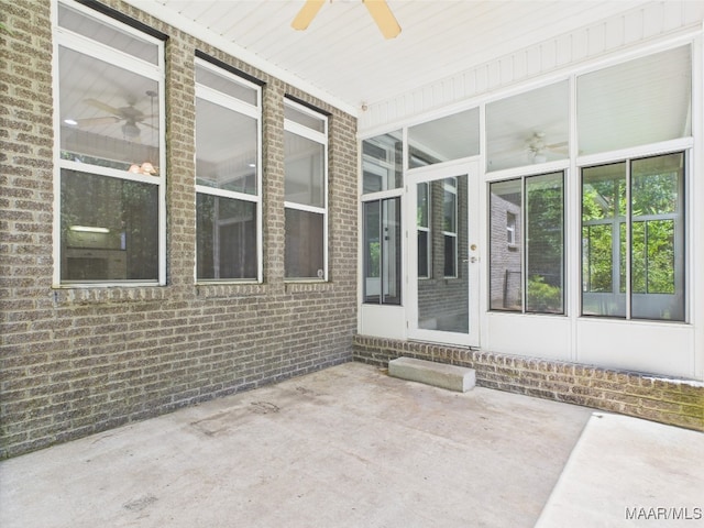 175 Rosemere Dr, Tallassee, AL 36078 - view of patio featuring a ceiling fan