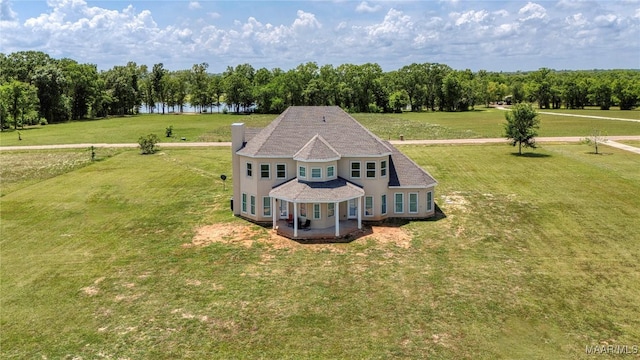 211 Oakwood Dr, Hope Hull, AL 36043 - view from above of property with a large body of water