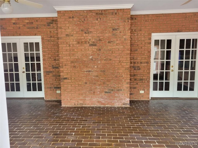 1550 Meriwether Rd, Montgomery, AL 36117 - view of patio / terrace featuring french doors