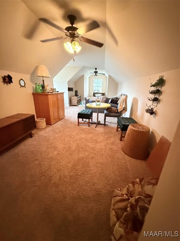 1601 Haworth Park Way, Montgomery, AL 36117 - bedroom featuring vaulted ceiling and light colored carpet