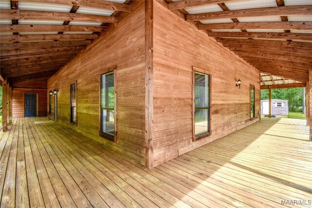 6790 Upper River Rd, Tallassee, AL 36078 - view of wooden deck