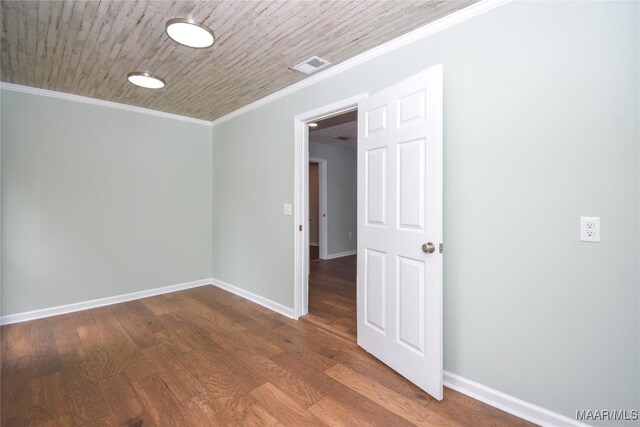6790 Upper River Rd, Tallassee, AL 36078 - spare room with wood finished floors, baseboards, and ornamental molding