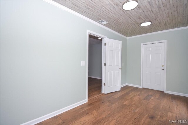 6790 Upper River Rd, Tallassee, AL 36078 - spare room featuring wood finished floors, ornamental molding, and baseboards