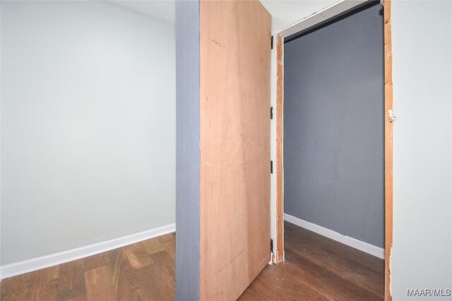6790 Upper River Rd, Tallassee, AL 36078 - hallway with wood finished floors and baseboards