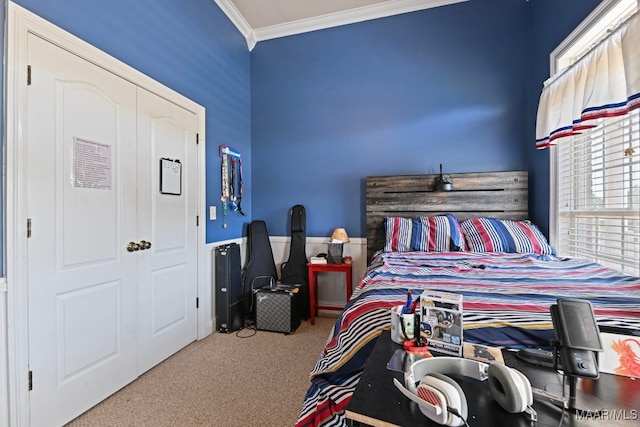 65 Copper Ridge Ct, Deatsville, AL 36022 - carpeted bedroom with ornamental molding