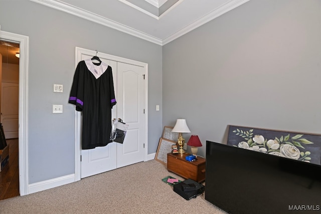 65 Copper Ridge Ct, Deatsville, AL 36022 - bedroom with ornamental molding and carpet floors