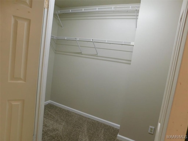 view of closet