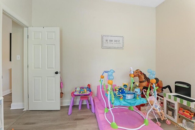 231 Chesson Ct, Fitzpatrick, AL 36029 - recreation room with wood finished floors and baseboards