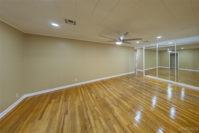 362 Bellehurst Dr, Montgomery, AL 36109 - unfurnished bedroom featuring light wood-type flooring and recessed lighting