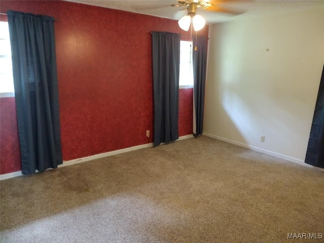 3950 Main St, Millbrook, AL 36054 - carpeted spare room featuring ceiling fan