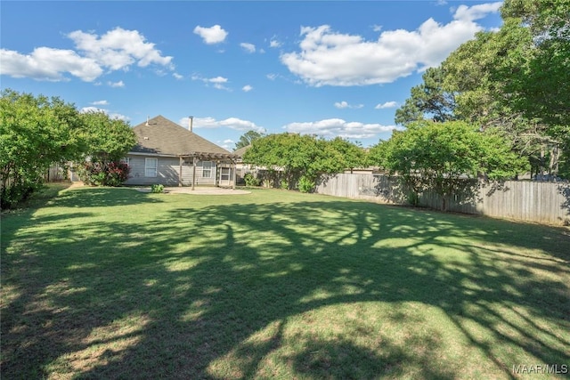 1600 Hawthorne Ln, Prattville, AL 36066 - view of yard featuring a pergola and a patio area