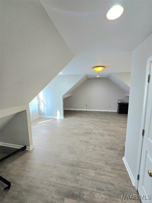 49 Berkeley Rd, Selma, AL 36701 - bonus room with wood finished floors, baseboards, and vaulted ceiling