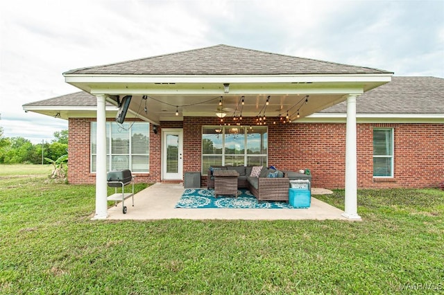 331 Bush Dr, Hope Hull, AL 36043 - view of patio with an outdoor hangout area and a grill