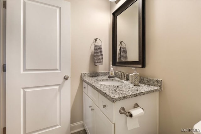 1412 Wildlife Way, Prattville, AL 36066 - bathroom featuring vanity and baseboards