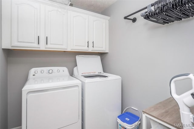 1274 Cross Creek Rd, Prattville, AL 36067 - clothes washing area featuring washer and clothes dryer and cabinet space