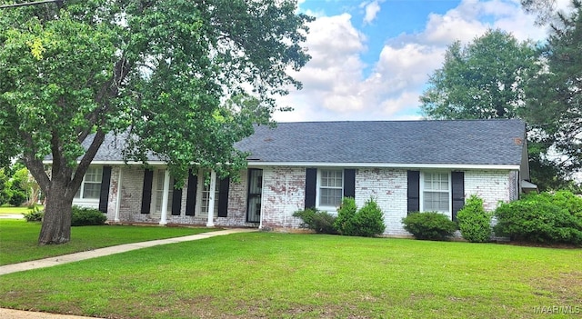 305 Sterling Dr, Montgomery, AL 36109 - single story home featuring a front yard, brick siding, and roof with shingles