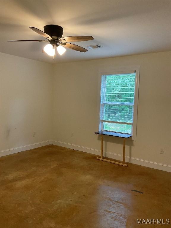 215 Indian Ln, Tallassee, AL 36078 - empty room with ceiling fan and baseboards