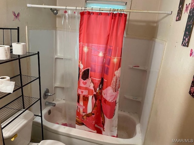 1734 Champion St, Montgomery, AL 36110 - bathroom with shower / bath combo and toilet