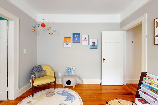 1207 Woodward Ave, Montgomery, AL 36106 - living area featuring wood finished floors and baseboards