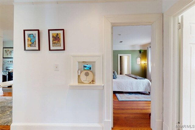 1207 Woodward Ave, Montgomery, AL 36106 - hallway with wood finished floors