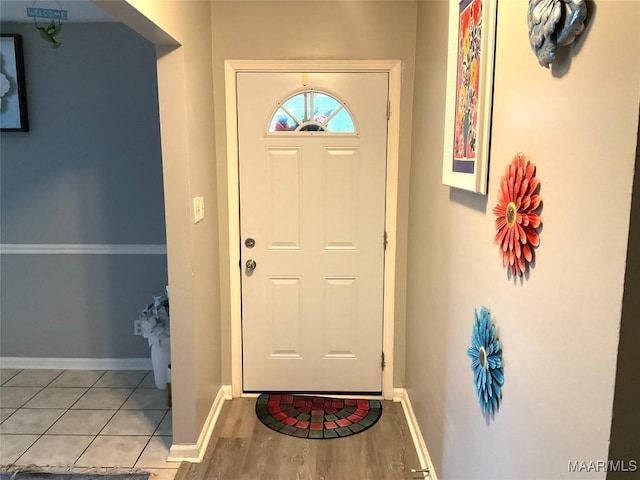 452 Planters Rd, Montgomery, AL 36109 - entryway with baseboards and light wood-type flooring